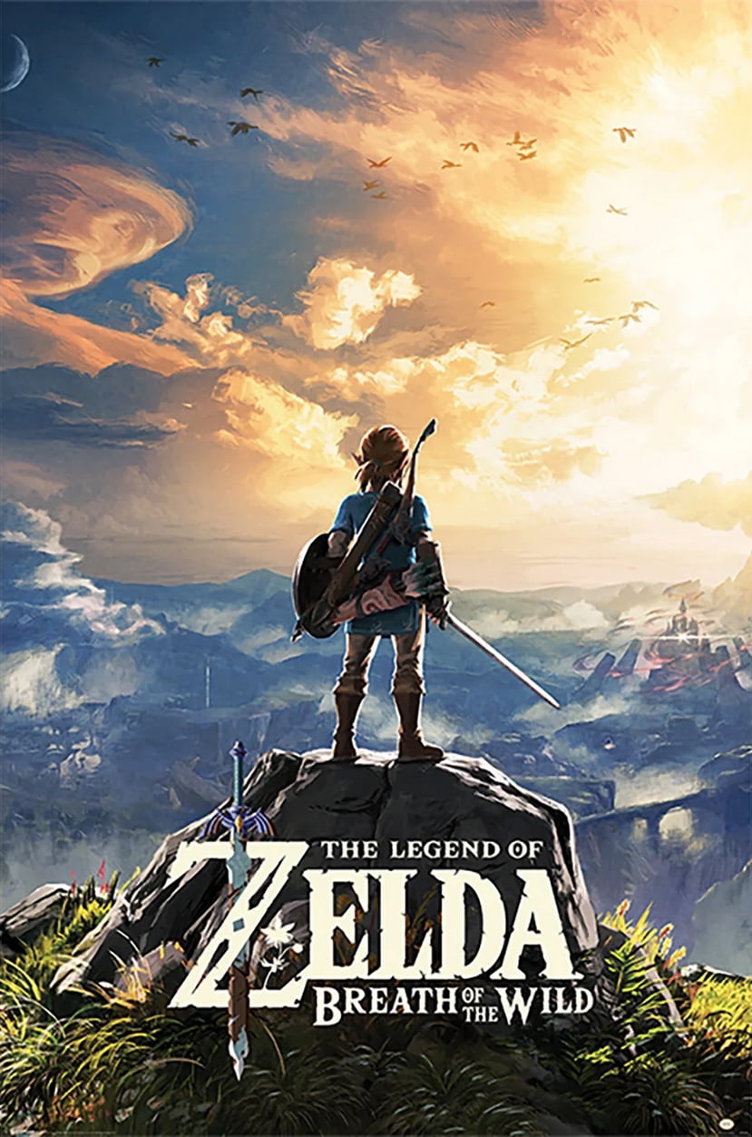 Legend Zelda Breath The Wild Poster