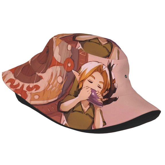 The Legend Of Zelda Bucket Hat Beach Sun Hat For Women Men, Beach Caps Reversible Lightweight Outdoor Cap For Beach Travel Headwear