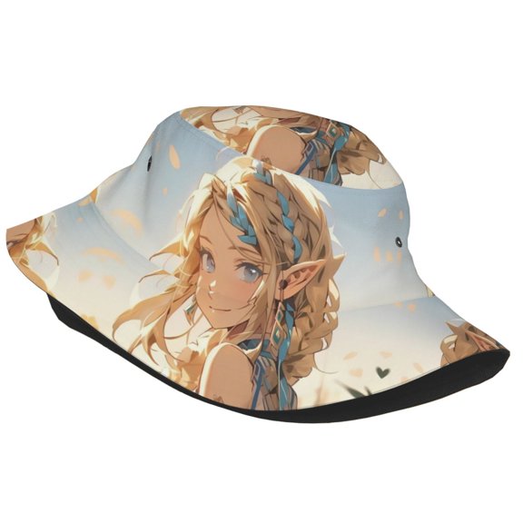 The Legend Of Zelda Bucket Hat Beach Sun Hat For Women Men, Beach Caps Reversible Lightweight Outdoor Cap For Beach Travel Headwear