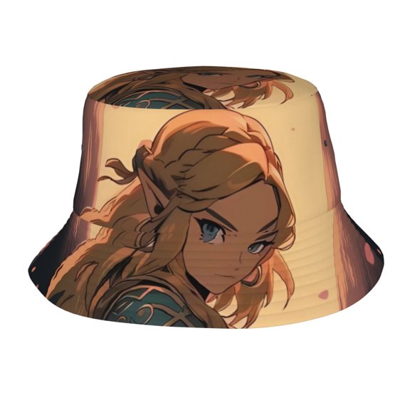 The Legend Of Zelda Bucket Hat Beach Sun Hat For Women Men, Beach Caps Reversible Lightweight Outdoor Cap For Beach Travel Headwear