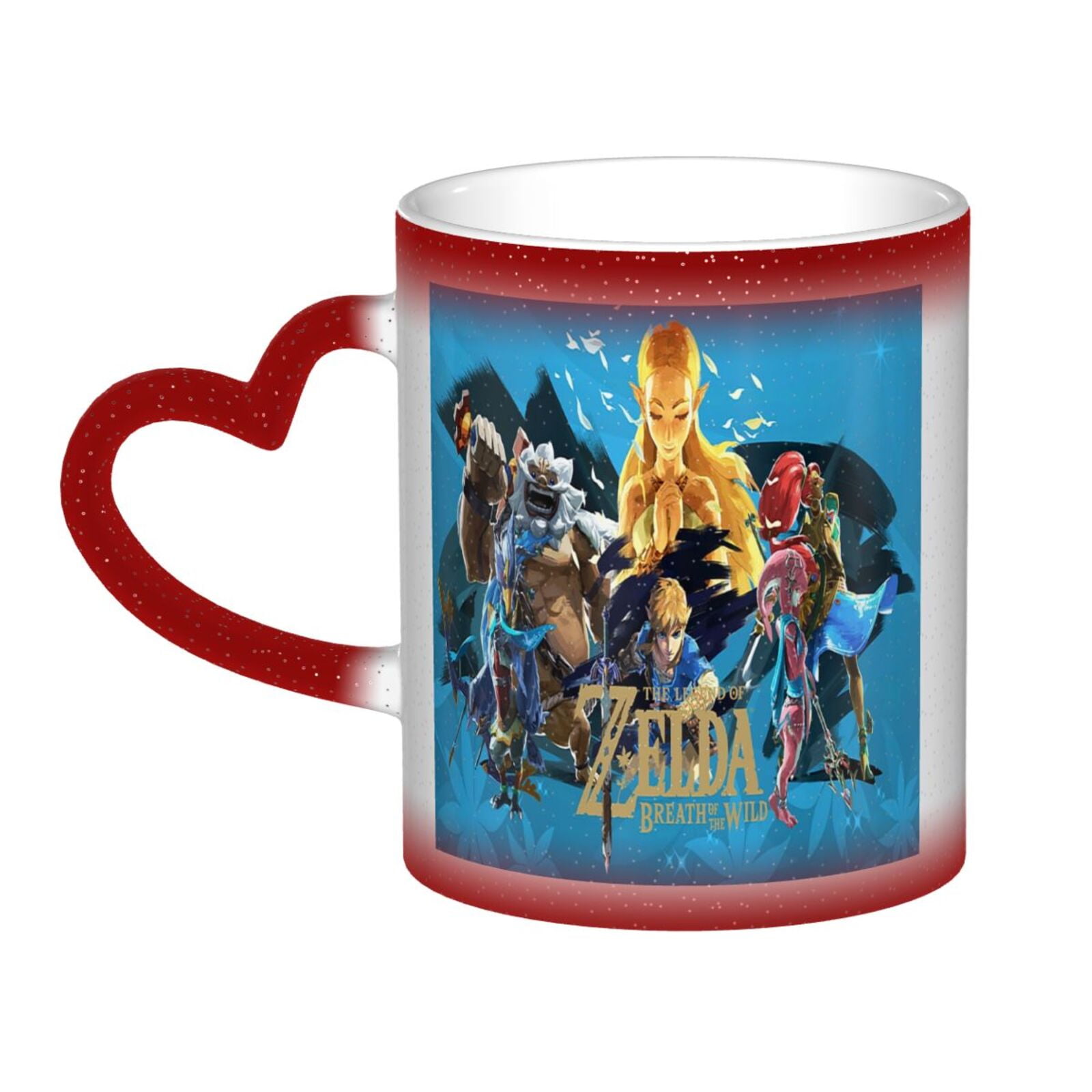 The Legend Of Zelda Color Changing Mug Heat Sensitive Magic Funny Art ...