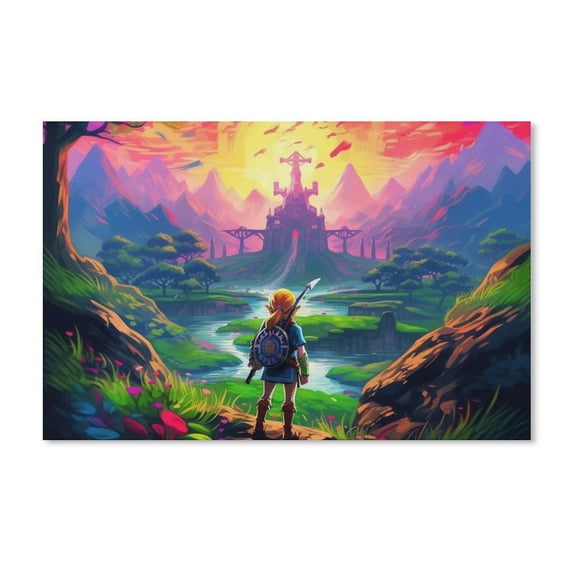 The Legend Of Zelda Decorative Painting Canvas Wall Poster Art Picture Painting Gift Living Room Posters Bedroom Painting Decor