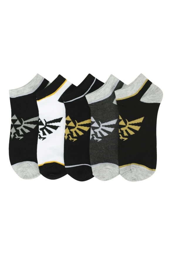 The Legend Of Zelda Hylian Crest Women's 5-Pack Ankle Socks