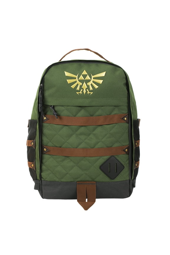 The Legend Of Zelda Hyrule Crest 17" Green adult Backpack