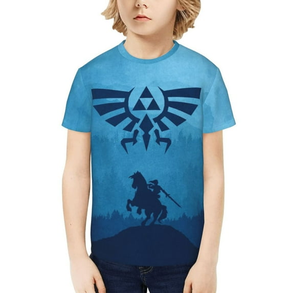 The Legend Of Zelda Kids T-Shirt 3d Printed Graphic T-Shirts Boys And Girls Short Sleeve Shirts For Youth Kids X-Small