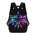 thumbnail image 1 of The Legend Of Zelda Logo Backpack Daypack Fashion School Bag Satchel Bookbag Multipurpose Laptop Travel Bag Adjustable Shoulders Rucksack, 1 of 8