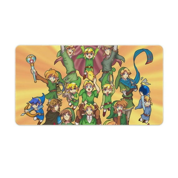 The Legend Of Zelda Mouse Pad No-sliped Large Mousepad Extended Gaming Desk Mat Stitched Edge Keyboard Mat