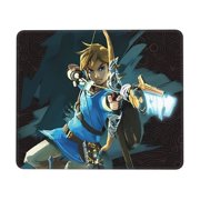The Legend Of Zelda Mouse Pad,Small Gaming Mousepad,Non-Slip Rubber Base And Stitched Edges Desk Mat For Computer Home Office Work And Study 7 X 8.6 In