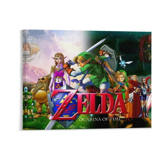 The Legend Of Zelda Ocarina Of Time Decorative Painting Canvas Wall Poster Art Picture Painting Gift Living Room Posters Bedroom Painting Decor