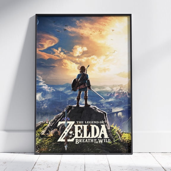 The Legend Of Zelda Poster, Breath Of The Wild Wall Art, Premium Matte Paper Print, Gift Game Poster, Poster Only