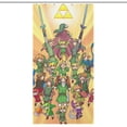 thumbnail image 1 of The Legend Of Zelda Shower Curtain Waterproof Polyester Fabric Bathroom Curtain Decorative Set with 12 Hooks, 1 of 7