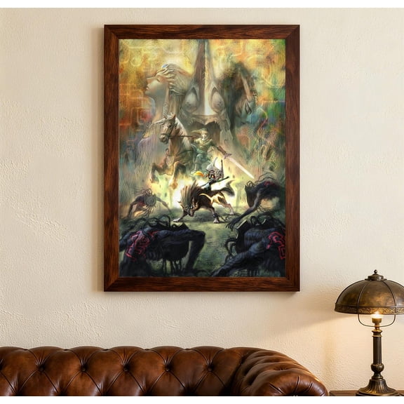 The Legend Of Zelda Twilight Princess Poster, Wall Art, Unframed Paper Poster 8x10in