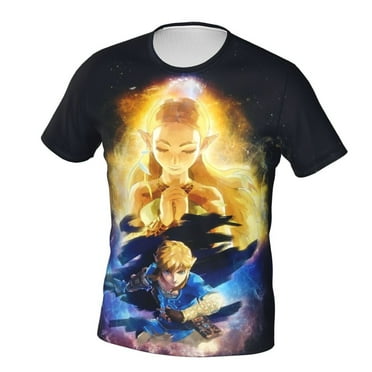 The Legend Of Zelda Unisex 3d Pattern Printed Short Sleeve T-Shirts Casual Graphics Tees Small