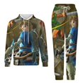 thumbnail image 1 of The Legend Of Zelda Unisex Hoodies And Sweatpants Set Sweatshirts Jogger Pants Hooded Hoody Tracksuits Set Suit Winter Daily Adult Sweatsuit 2 Pcs, 1 of 9