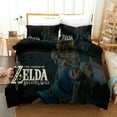 thumbnail image 1 of The Legend of Zelda Bedding Comforter Cover Set for Girls and boys, Soft, Breathable, Fade Resistant 3 Piece- includes 1 The Legend of Zelda Comforter Cover and 2 Pillowcase, 1 of 2