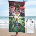 thumbnail image 1 of The Legend of Zelda Microfiber Beach Towel Oversized Lightweight Quick Dry Sand Free Large Towels for Swimming Pool Camping Beach Accessories Travel Things for Vacation Essentials Gift, 1 of 7