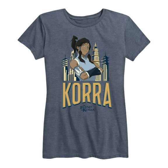 The Legend of Korra - Korra City - Women's Short Sleeve Graphic T-Shirt