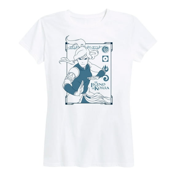 The Legend of Korra - Korra Frame - Women's Short Sleeve Graphic T-Shirt
