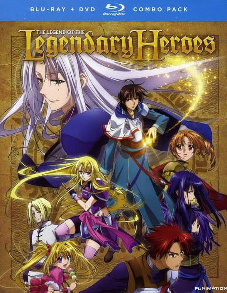 The Legend of the Legendary Heroes Season 1 Pt. 1 & 2 blu-ray