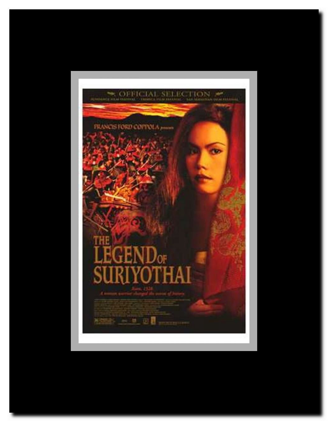 The Legend of Suriyothai Framed Movie Poster