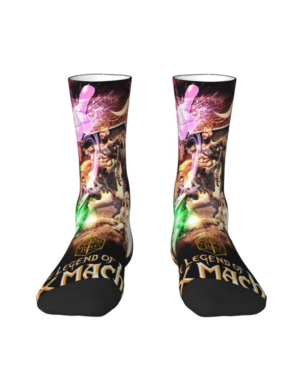 The Legend of Vox Machina Socks Athletic Sport Colorful Novelty Graphic Crew Tube Socks Warm For Men WomenPerfect Gift