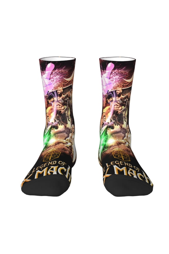 The Legend of Vox Machina Socks Athletic Sport Colorful Novelty Graphic Crew Tube Socks Warm For Men WomenPerfect Gift