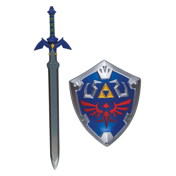 The Legend of Zelda Link Master Sword & Shield Set Costume Accessory