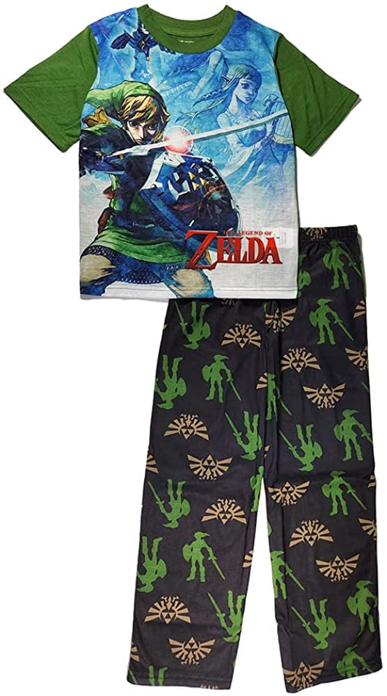 The Legend of Zelda Boys Link Pajamas TwoPiece Sleepwear Set