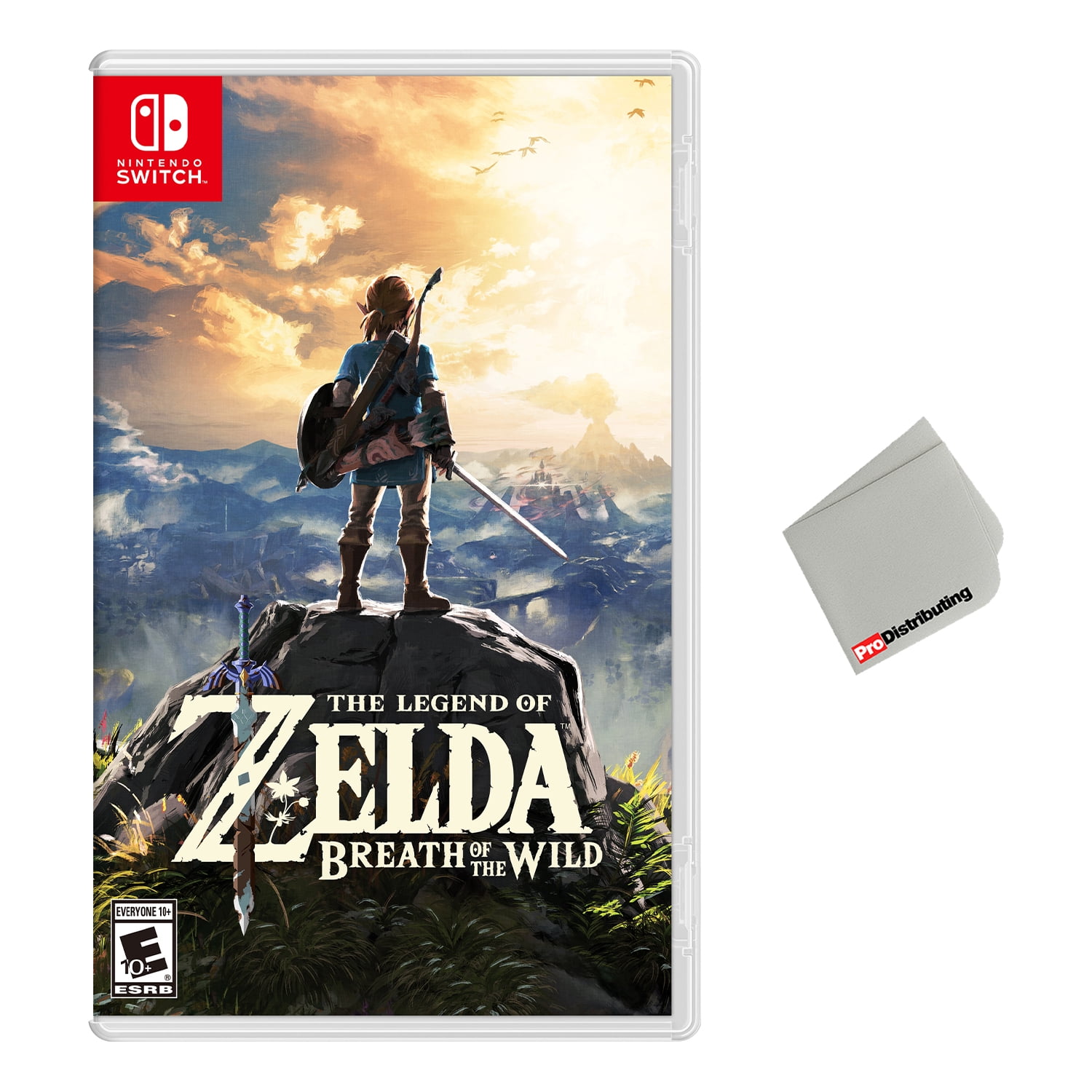 Nintendo the Legend of Zelda: Breath of the Wild Video Game Microfiber Cleaning Cloth