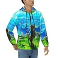 thumbnail image 1 of The Legend of Zelda Breath of the Wild Sweatshirt For Mens Fashion Hoodies Zipper Coat Jacket With Pockets Athletic Daily Hoody Hooded Gift, 1 of 6