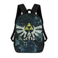 thumbnail image 1 of The Legend of Zelda Daypack 17 Inch Schoolbag Backpack Rucksack Large Capacity Shoulder Bag Travel Bags Students Bookbag, 1 of 8