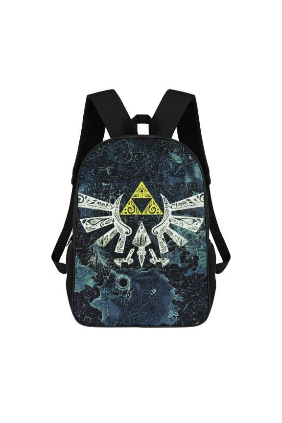 The Legend of Zelda Daypack 17 Inch Schoolbag Backpack Rucksack Large Capacity Shoulder Bag Travel Bags Students Bookbag