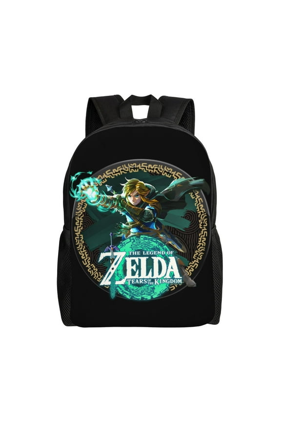 The Legend of Zelda Backpack Schoolbag Casual Daypack Rucksack Bookbags Lightweight Gym Bag