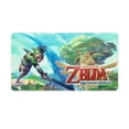 thumbnail image 1 of The Legend of Zelda Desk Pad Mouse Pad, Large Gaming Mouse Mat with Stitched Edges, Non-Slip Rubber Base Mous Mat for Office Computer Keyboard Laptop, 1 of 7