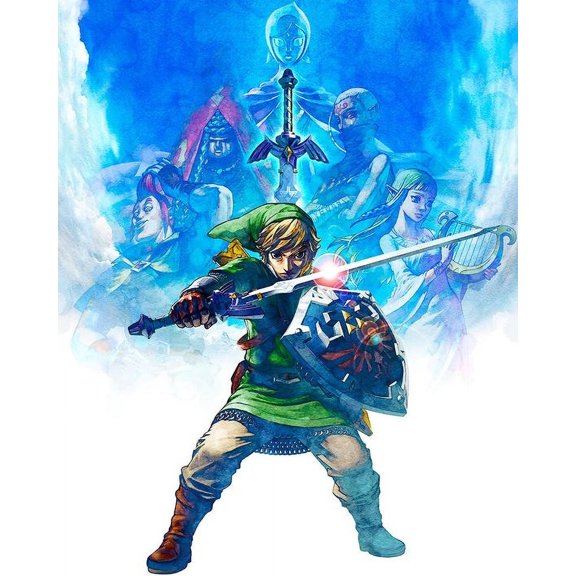 The Legend of Zelda Diamond Painting Kits- Full Drill Scenery Diamond Painting,5d Diamond Art,Gem Art for Adults Wall Home Decor 12x16inch