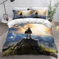 thumbnail image 1 of The Legend of Zelda Duvet Cover Set, Cartoon The Legend of Zelda Bedding Set for Girls Boys, 1 Quilt Cover + 2 Pillowcases Cover Set, 1 of 2