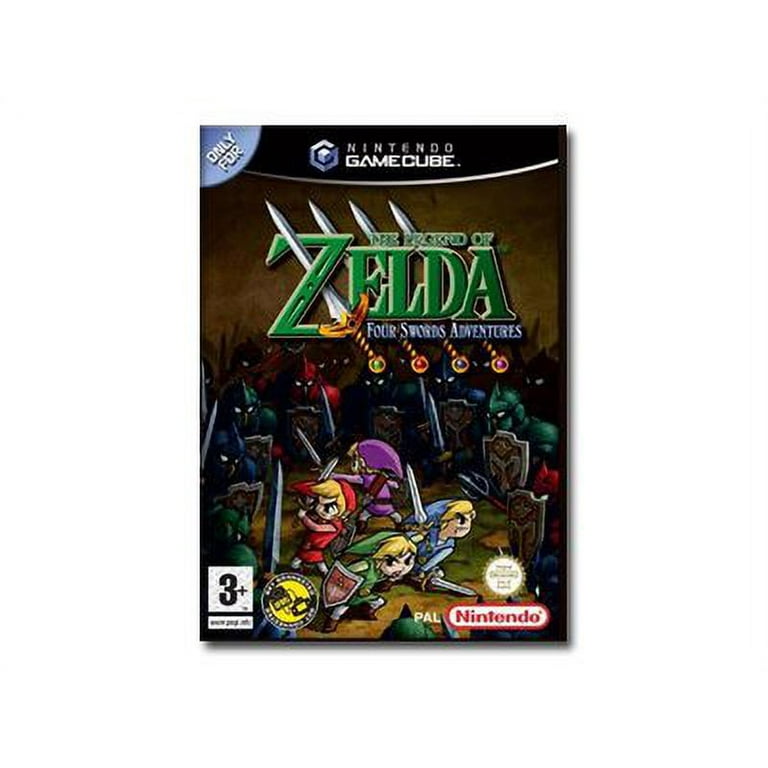The Legend of Zelda Four Swords Adventures GAMECUBE Walmart