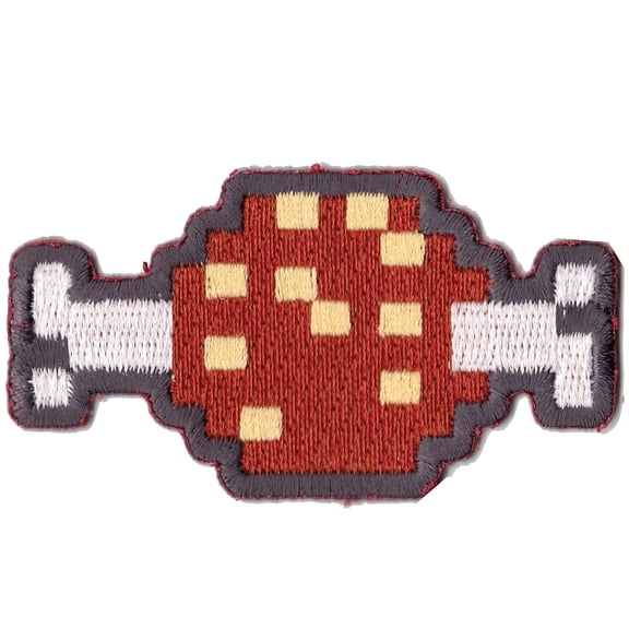 The Legend of Zelda Glazed Meat Iron On Patch