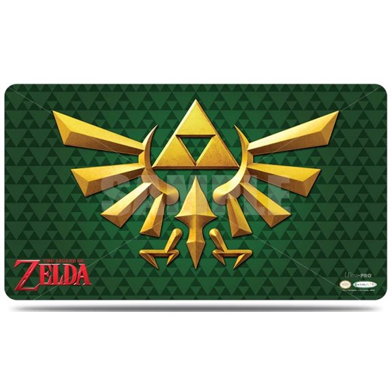 Ultra PRO: Playmat with Tube - The Legend of Zelda (Green Crest)