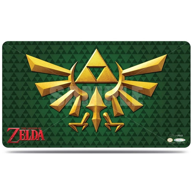 The Legend of Zelda Play Mat - Crest on Green w/Tube - Walmart.com