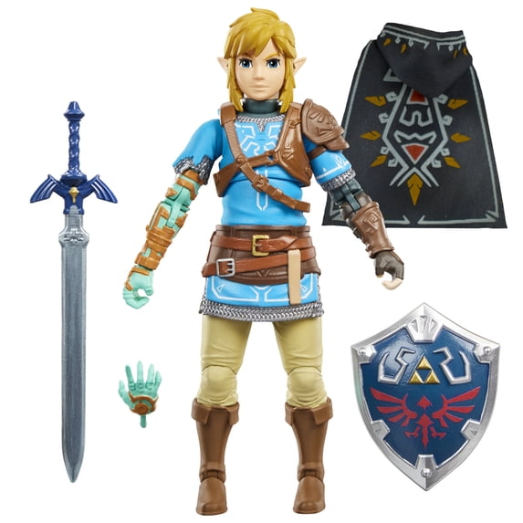 The Legend of Zelda Heroes of Hyrule Link, The Legend of Zelda: Tears of the Kingdom Action Figure (6 in.)