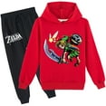 thumbnail image 1 of The Legend of Zelda Hoodie Sweatshirts Children's Long Sleeve Pullover Boys Girls Cartoon Hoodies Sweatpants Sets, 1 of 3
