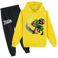 thumbnail image 1 of The Legend of Zelda Hoodie Sweatshirts Children's Long Sleeve Pullover Boys Girls Cartoon Hoodies Sweatpants Sets, 1 of 3