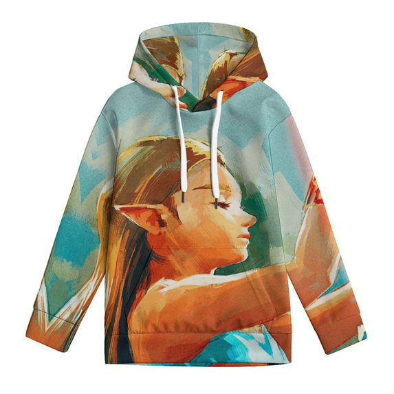 The Legend of Zelda Hoodies for Boys Girls, Kids 3D Print Pullover Hooded With Pocket, Youth Novelty Long Sleeve Hooded, Fashion Sweatshirt, S-XL