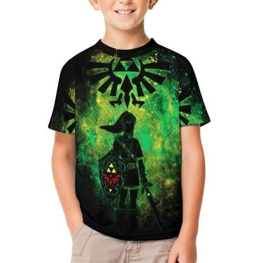 The Legend of Zelda Kid's T-Shirt Short Sleeve T-Shirt Tops Summer Tee Shirt for Boys Girls 100CM