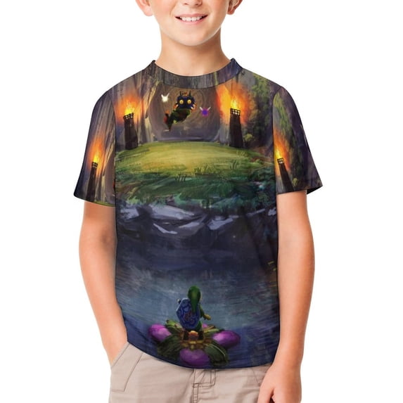 The Legend of Zelda Kid's T-Shirt Short Sleeve T-Shirt Tops Summer Tee Shirt for Boys Girls 100CM