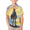 thumbnail image 1 of The Legend of Zelda Kid's T-Shirt Short Sleeve T-Shirt Tops Summer Tee Shirt for Boys Girls 110CM, 1 of 8