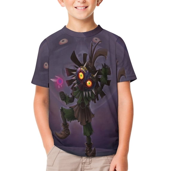 The Legend of Zelda Kid's T-Shirt Short Sleeve T-Shirt Tops Summer Tee Shirt for Boys Girls 140CM