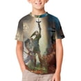 thumbnail image 1 of The Legend of Zelda Kid's T-Shirt Short Sleeve T-Shirt Tops Summer Tee Shirt for Boys Girls 160CM, 1 of 8