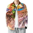 thumbnail image 1 of The Legend of Zelda Link's Awakening Fashion Jacket Mens Windbreaker Coat Lightweight Zipper Clothes Streetwear Bomber Outerwear Jackets, 1 of 7